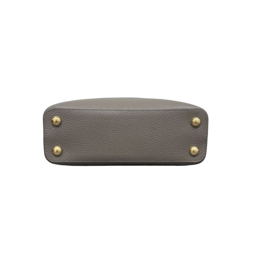Louis Vuitton Capucines BB Calfskin Pink Grey White