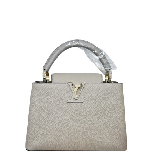 Louis Vuitton Capucines BB Calfskin Grey