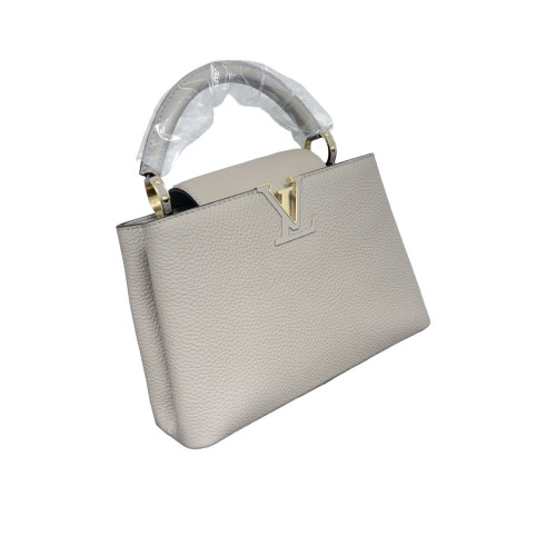 Louis Vuitton Capucines BB Calfskin Grey