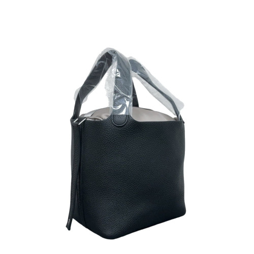 Hermes Picotin 18 Taurillon Clemence 89 Noir Hermes Picotin 18 Taurillon Clemence 89 Noir