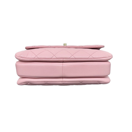 Chanel Quilted Small Trendy CC Handle Flap Calfskin Pink