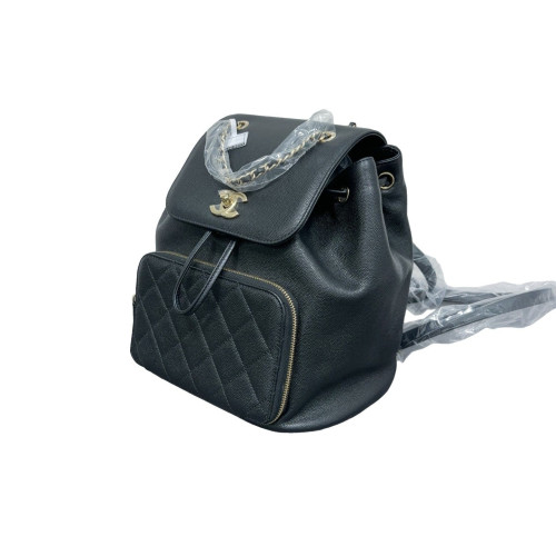 Chanel Quilted Small Business Affinity Backpack Grained Calfskin Black Chanel Quilted Small Business Affinity Backpack Grained Calfskin Black
