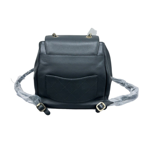Chanel Quilted Small Business Affinity Backpack Grained Calfskin Black Chanel Quilted Small Business Affinity Backpack Grained Calfskin Black