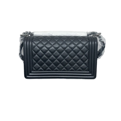 Chanel Quilted Medium Boy Flap Calfskin Black