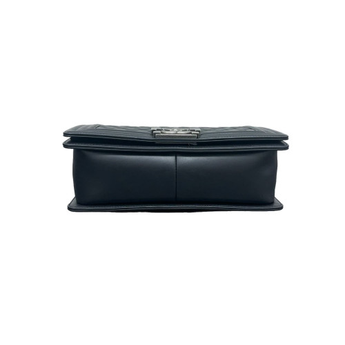 Chanel Quilted Medium Boy Flap Calfskin Black
