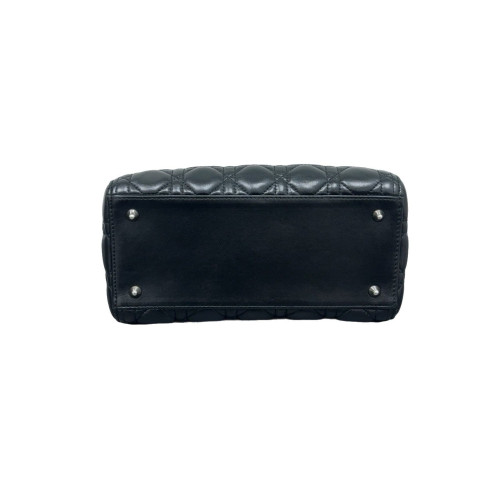 Dior Medium Lady Dior Calfskin Black