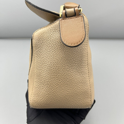 Loewe Small Puzzle Grained Calfskin Calfskin Beige Brown Loewe Small Puzzle Grained Calfskin Calfskin Beige Brown