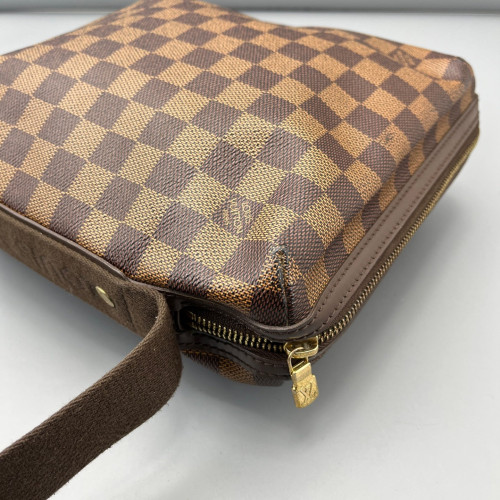 Louis Vuitton Crossbody Bag Damier Ebene Dark Brown Light Brown Louis Vuitton Crossbody Bag Damier Ebene Dark Brown Light Brown