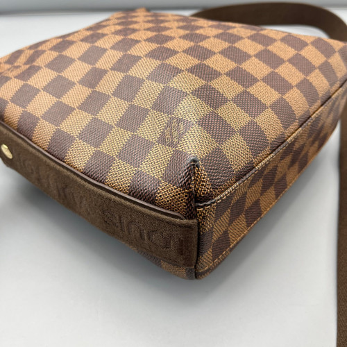 Louis Vuitton Crossbody Bag Damier Ebene Dark Brown Light Brown Louis Vuitton Crossbody Bag Damier Ebene Dark Brown Light Brown