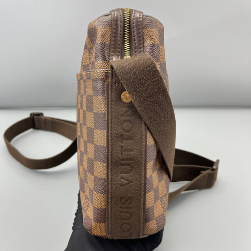 Louis Vuitton Crossbody Bag Damier Ebene Dark Brown Light Brown Louis Vuitton Crossbody Bag Damier Ebene Dark Brown Light Brown