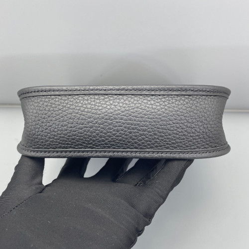 Hermes Mini Evelyne Taurillon Clemence 89 Noir
