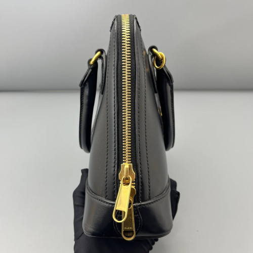 Gucci Horsebit Small Horsebit 1955 Top Handle Calfskin Black