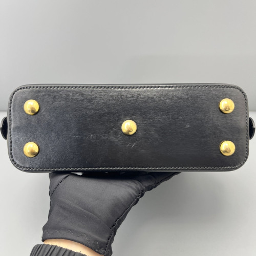 Gucci Horsebit Small Horsebit 1955 Top Handle Calfskin Black