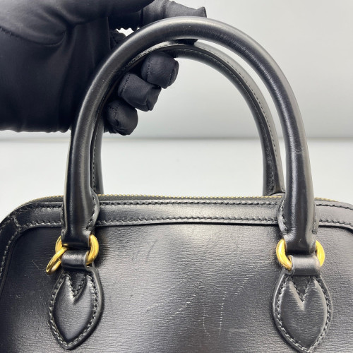 Gucci Horsebit Small Horsebit 1955 Top Handle Calfskin Black