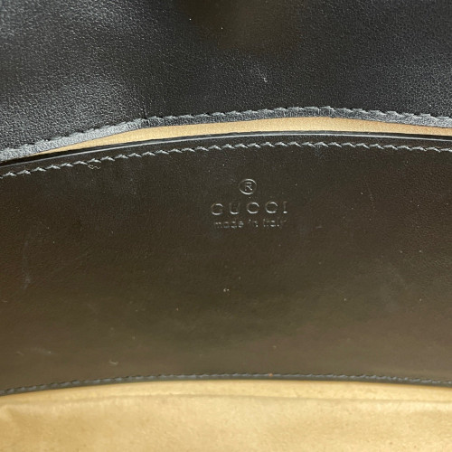 Gucci Mini GG Marmont Calfskin Black