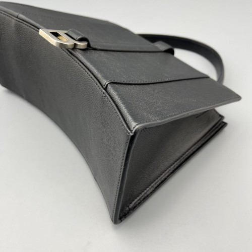 Balenciaga Two-Way Bag Grained Calfskin Black