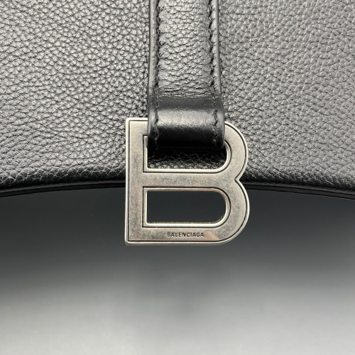 Balenciaga Two-Way Bag Grained Calfskin Black