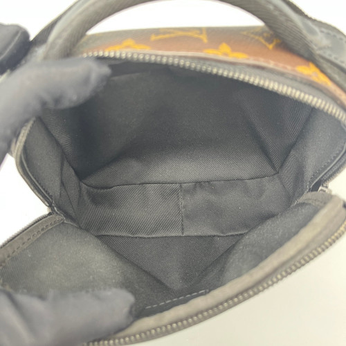 Louis Vuitton Messenger Monogram Canvas Calfskin Dark Brown Light Brown Black