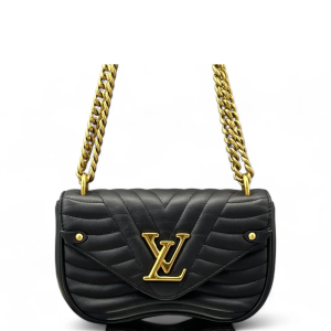 Louis Vuitton New Wave Chain Bag PM Calfskin Black