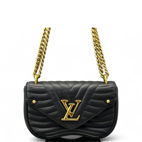 Louis Vuitton New Wave Chain Bag PM Calfskin Black