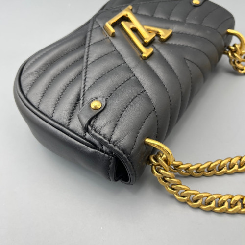 Louis Vuitton New Wave Chain Bag PM Calfskin Black
