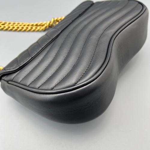 Louis Vuitton New Wave Chain Bag PM Calfskin Black
