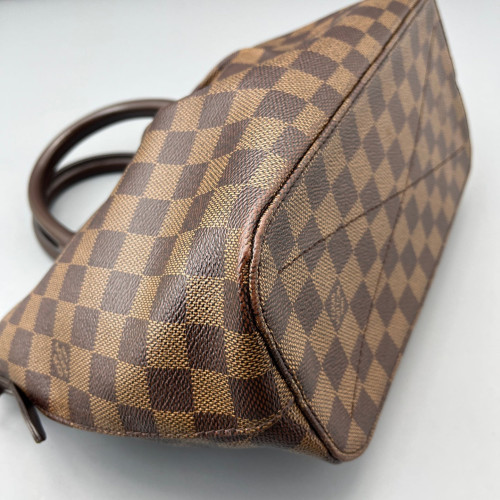 Louis Vuitton Siena Tote PM Damier Ebene Calfskin Dark Brown Light Brown