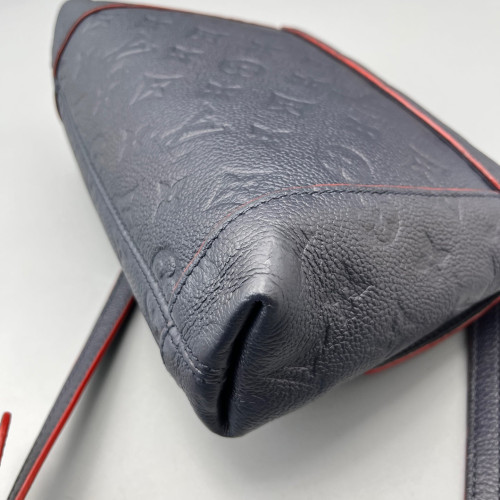 Louis Vuitton Messenger Empreinte Monogram Calfskin Dark Blue Red