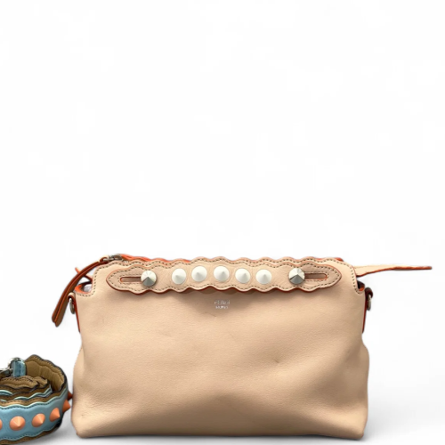 Fendi By The Way Medium Calfskin Light Tan Blue