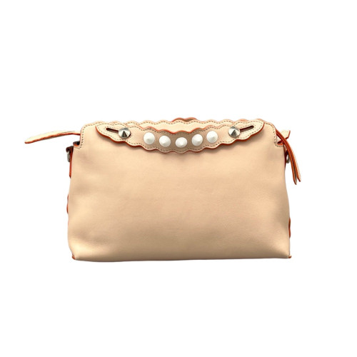 Fendi By The Way Medium Calfskin Light Tan Blue