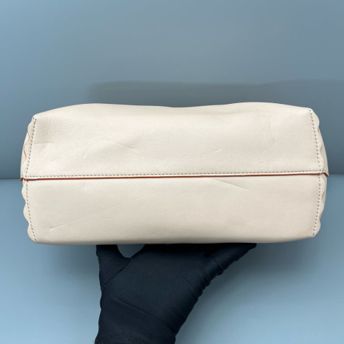 Fendi By The Way Medium Calfskin Light Tan Blue