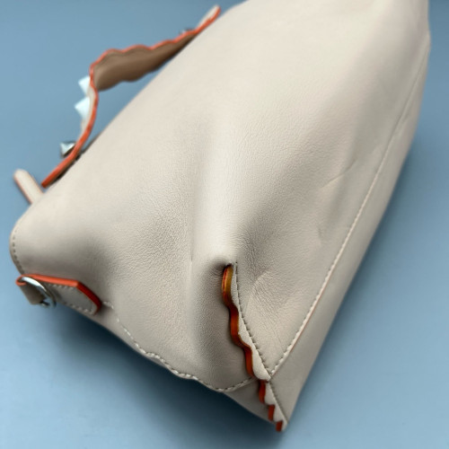 Fendi By The Way Medium Calfskin Light Tan Blue