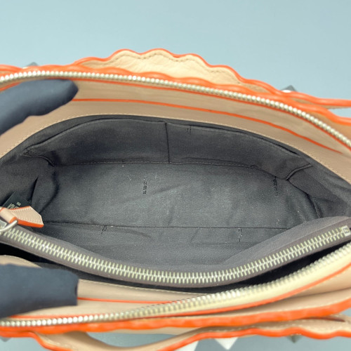 Fendi By The Way Medium Calfskin Light Tan Blue