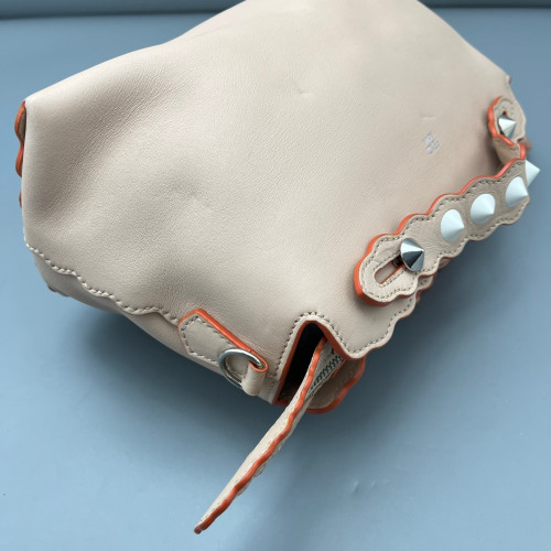 Fendi By The Way Medium Calfskin Light Tan Blue