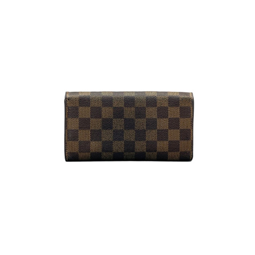 Louis Vuitton Emilie Wallet Damier Ebene Brown
