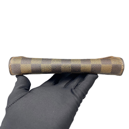 Louis Vuitton Emilie Wallet Damier Ebene Brown