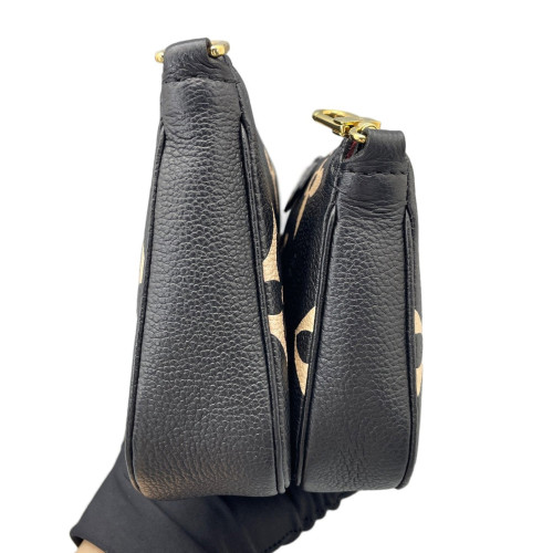 Louis Vuitton Multi Pochette Accessories Empreinte Monogram Giant Black White