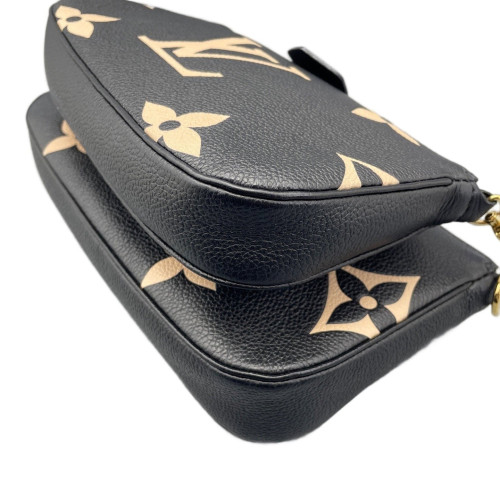 Louis Vuitton Multi Pochette Accessories Empreinte Monogram Giant Black White