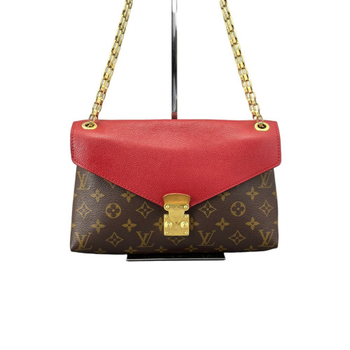 Louis Vuitton Pallas Chain Monogram Brown Red