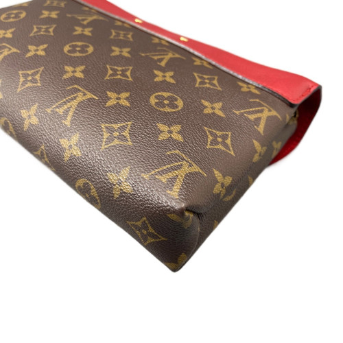 Louis Vuitton Pallas Chain Monogram Brown Red