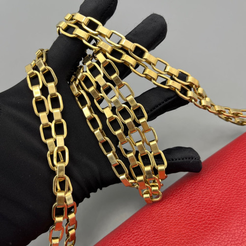 Louis Vuitton Pallas Chain Monogram Brown Red