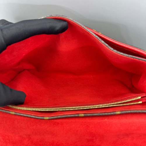 Louis Vuitton Pallas Chain Monogram Brown Red