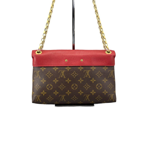 Louis Vuitton Pallas Chain Monogram Brown Red