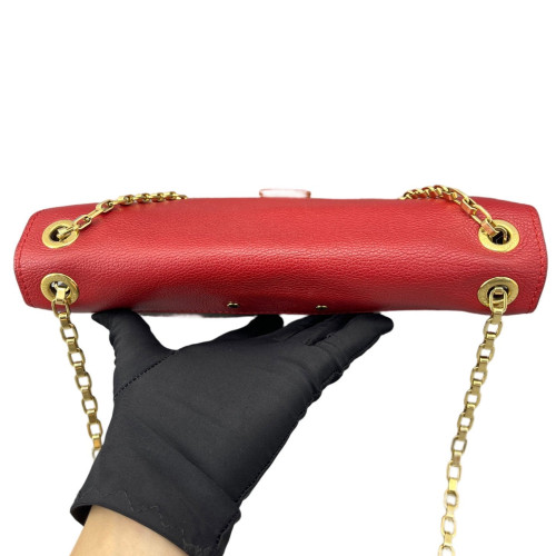 Louis Vuitton Pallas Chain Monogram Brown Red