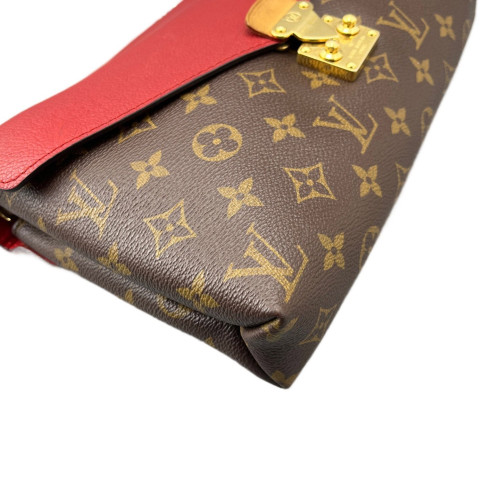 Louis Vuitton Pallas Chain Monogram Brown Red