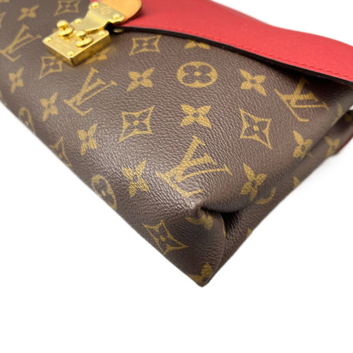Louis Vuitton Pallas Chain Monogram Brown Red