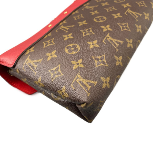Louis Vuitton Pallas Chain Monogram Brown Red