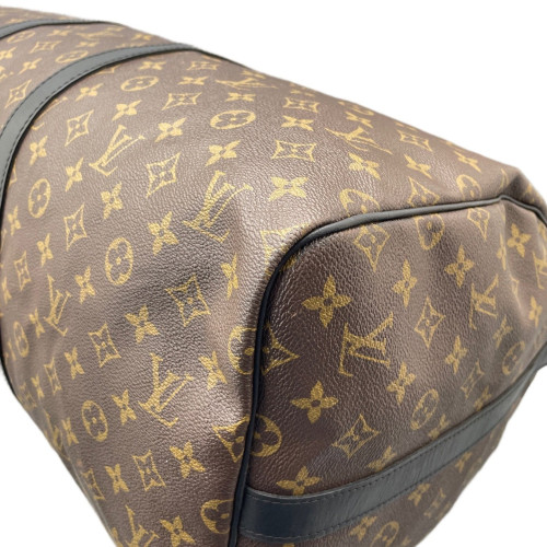 Louis Vuitton Keepall 55 Monogram Brown Black Louis Vuitton Keepall 55 Monogram Brown Black