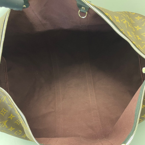 Louis Vuitton Keepall 55 Monogram Brown Black Louis Vuitton Keepall 55 Monogram Brown Black