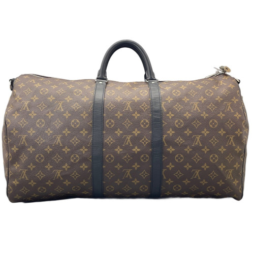 Louis Vuitton Keepall 55 Monogram Brown Black Louis Vuitton Keepall 55 Monogram Brown Black